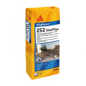 SIKACERAM 252 STARFLEX GRIS SACO 25KG