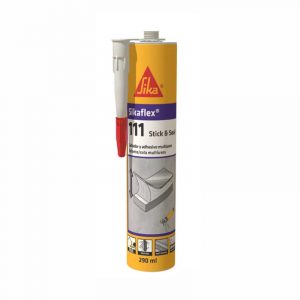 SIKAFLEX 111 STICK & SEAL CARTUCHO 300ml NEGRO